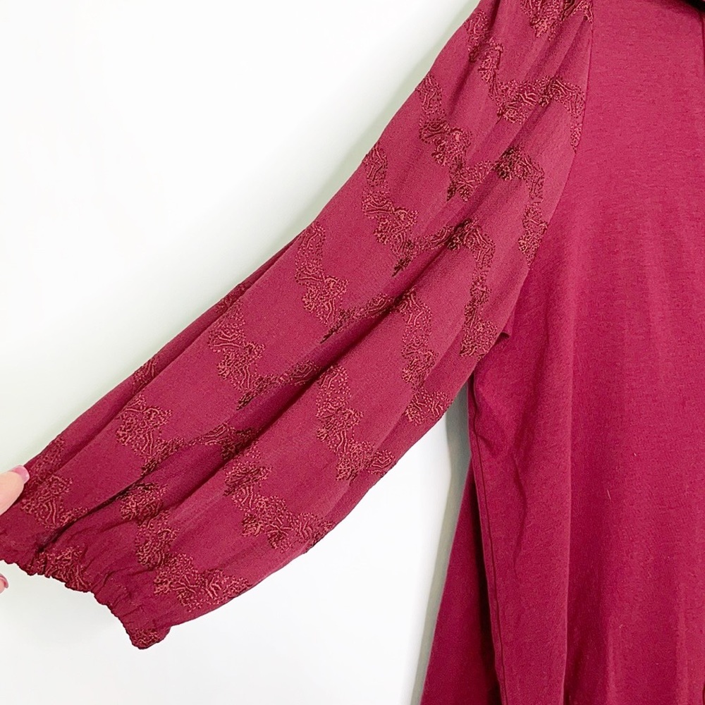 Anthro Vanessa Virginia Front Tie Top (M) - Picture 4 of 9
